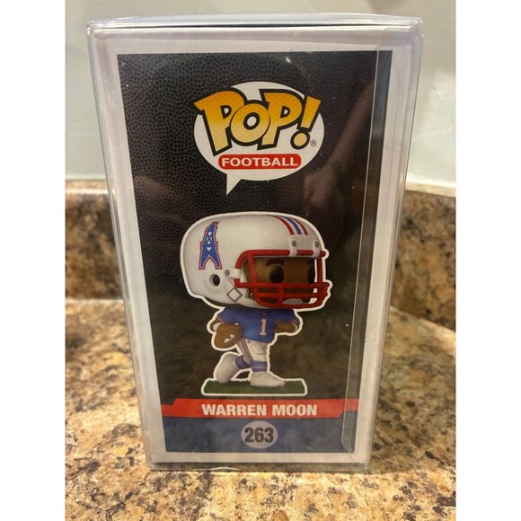 Signed Funko Pop! Football Warren Moon #263 Houston Oilers - Picture 4 of 4